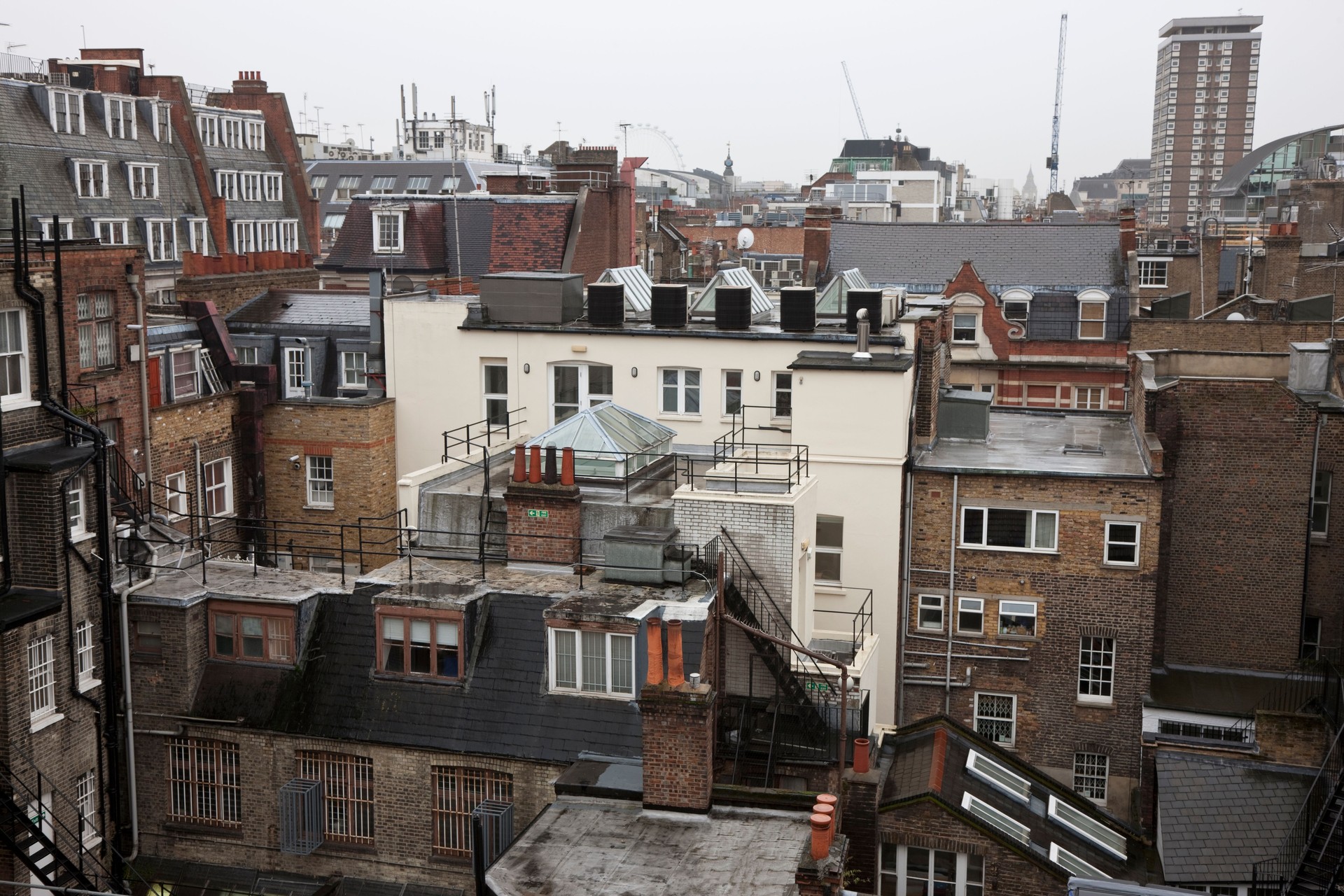 Above Rooftops of London